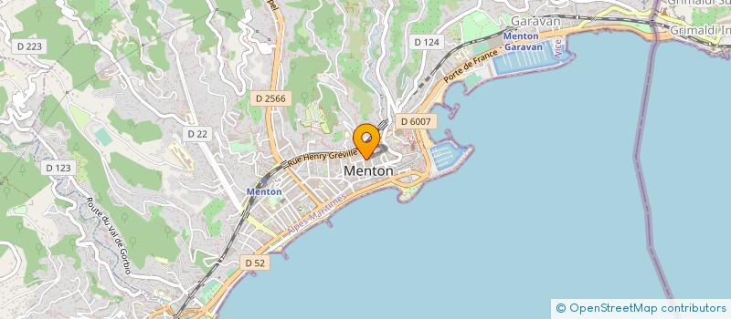 localisation de l'entreprise MULTI DEPANN' à MENTON