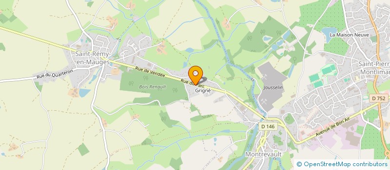 localisation de l'entreprise MULTI DEPANNAGES DES MAUGES à MONTREVAULT-SUR-EVRE