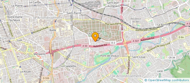 localisation de l'entreprise MULTI DIFFUSION INTERNATIONAL à MARSEILLE 10EME