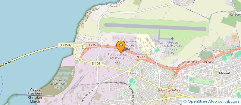 localisation de l'entreprise MULTI-DIFFUSIONS  LA ROCHELLE