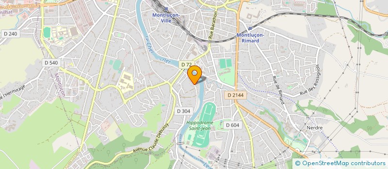 localisation de l'entreprise MULTI DISTRIBUTION MONTLUCON à MONTLUCON