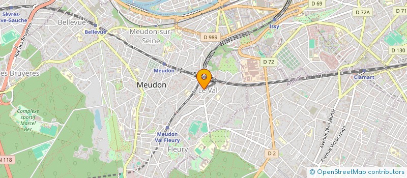 localisation de l'entreprise MULTI DISTRIBUTION VENTE à MEUDON