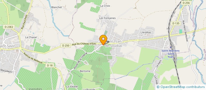 localisation de l'entreprise MULTI EVENT SPORT LOISIR CULTURE  SAINT-YZAN-DE-SOUDIAC