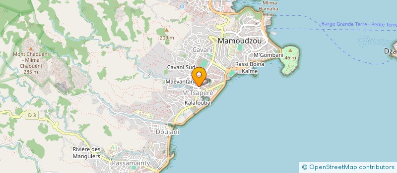 localisation de l'entreprise MULTI F1 à MAMOUDZOU