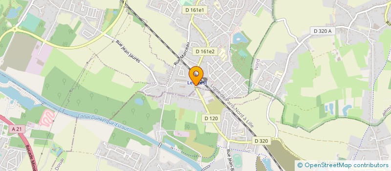 localisation de l'entreprise MULTI-FACADES à DOUAI