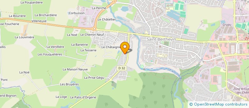 localisation de l'entreprise MULTI FINANCES à SAINT-BERTHEVIN