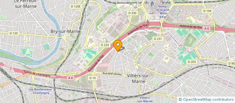 localisation de l'entreprise MULTI FOOD SERVICES à VILLIERS-SUR-MARNE