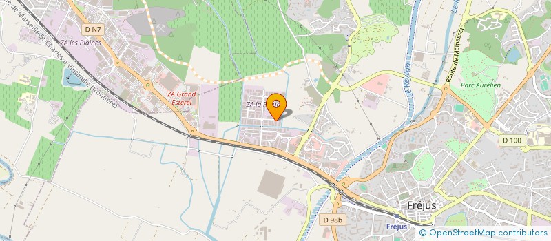 localisation de l'entreprise MULTI FORMATIONS à FREJUS