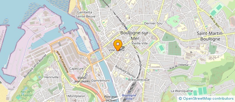 localisation de l'entreprise MULTI FORMATIONS REGIONALES à BOULOGNE-SUR-MER