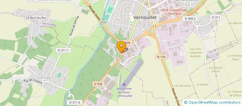 localisation de l'entreprise MULTI FRET à VERNOUILLET