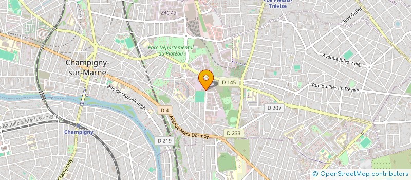 localisation de l'entreprise MULTI GROUP à CHAMPIGNY-SUR-MARNE