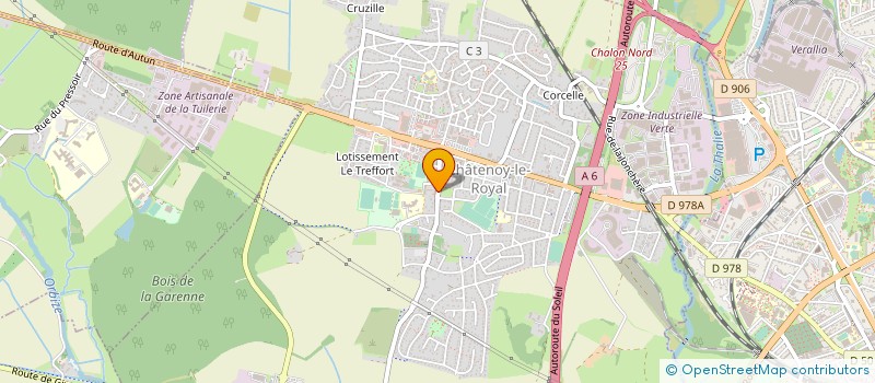 localisation de l'entreprise MULTI'GYM DE CHATENOY LE ROYAL à CHATENOY-LE-ROYAL
