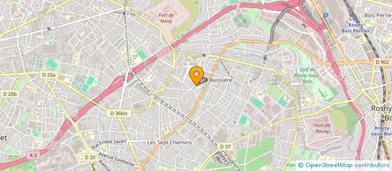 localisation de l'entreprise MULTI IMPORT RAPIDE à MONTREUIL