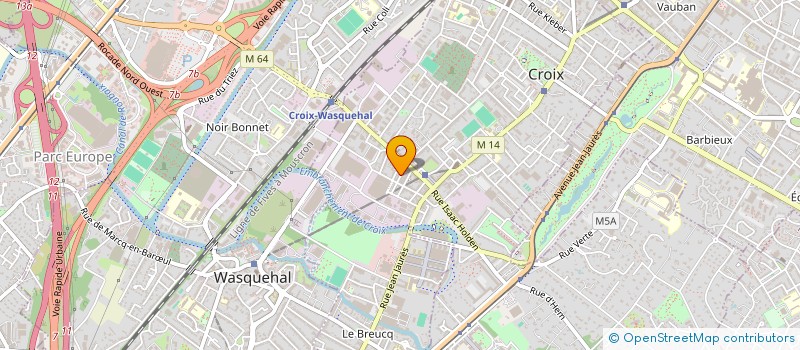 localisation de l'entreprise MULTI JEUX GODDERIS à CROIX