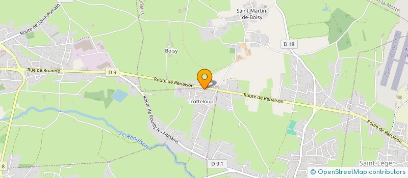 localisation de l'entreprise MULTI'JO  RENAISON