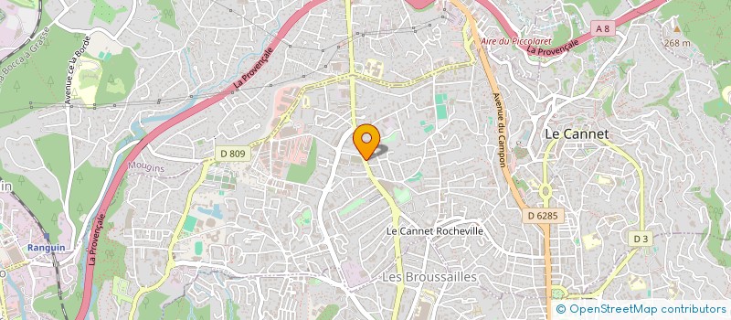 localisation de l'entreprise MULTI LE PARTICULIER à LE CANNET
