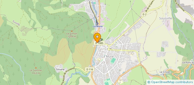 localisation de l'entreprise MULTI LOCATION MATHEYSINE à LA MURE