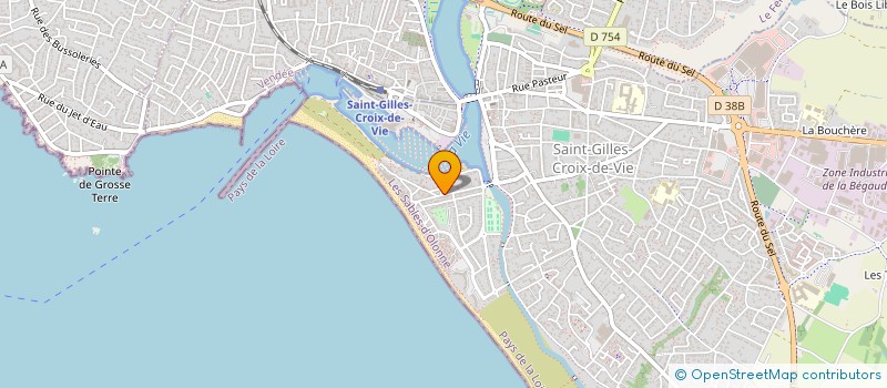 localisation de l'entreprise MULTI LOISIRS à SAINT-GILLES-CROIX-DE-VIE