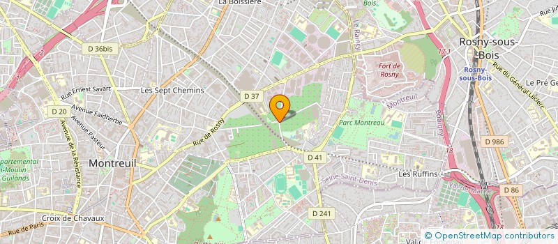 localisation de l'entreprise MULTI-LOISIRS  MONTREUIL