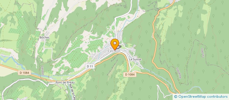 localisation de l'entreprise MULTI LOISIRS AMITIE à CERDON