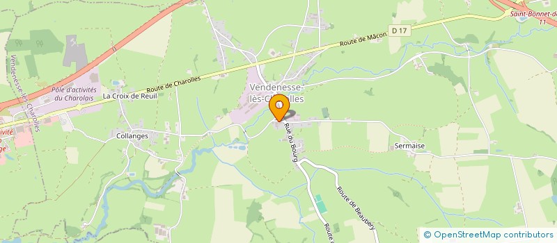 localisation de l'entreprise MULTI M  VENDENESSE-LES-CHAROLLES