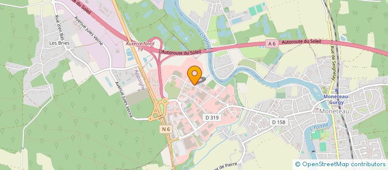 localisation de l'entreprise MULTI MAINTENANCE INDUSTRIELLE à MONETEAU