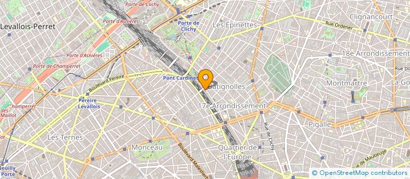 localisation de l'entreprise MULTI-MATIQUE SARL à PARIS