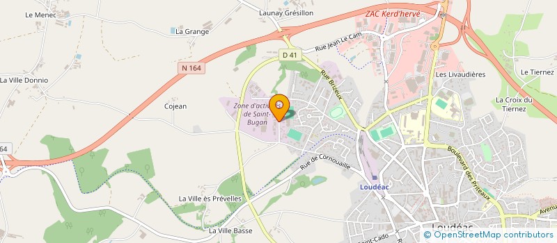 localisation de l'entreprise MULTI MECA à LOUDEAC