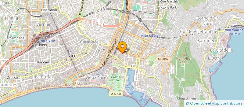localisation de l'entreprise MULTI MEDIAS MEDITERRANEE à NICE