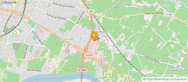 localisation de l'entreprise MULTI MICRO CLUB DE LIBOURNE  LIBOURNE