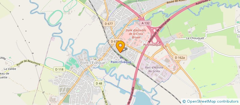 localisation de l'entreprise MULTI MISS PRODUCTIONS  PONT L'EVEQUE