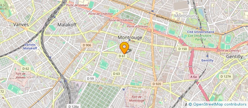 localisation de l'entreprise MULTI MONTROUGE à MONTROUGE