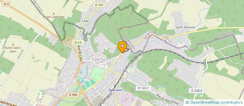 localisation de l'entreprise MULTI MOTOS à EPERNON