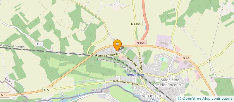 localisation de l'entreprise MULTI NEGOCE INTERNATIONAL - BTP  NONANCOURT