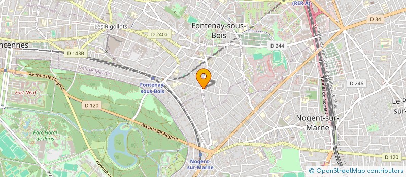 localisation de l'entreprise MULTI NETTOYAGE PROPRETE PLUS 94  FONTENAY-SOUS-BOIS