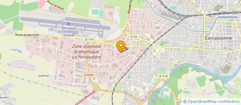 localisation de l'entreprise MULTI PACK à CARCASSONNE