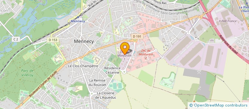 localisation de l'entreprise MULTI-PASS à MENNECY