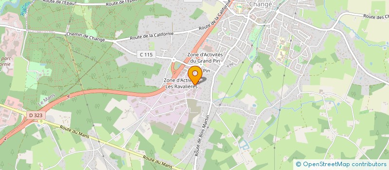 localisation de l'entreprise MULTI PIECES 72  CHANGE