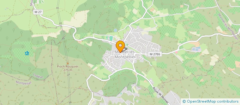 localisation de l'entreprise MULTI POCKET PROD à MURVIEL-LES-MONTPELLIER