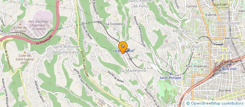 localisation de l'entreprise MULTI-POSES SERVICES - DECORATION  NICE