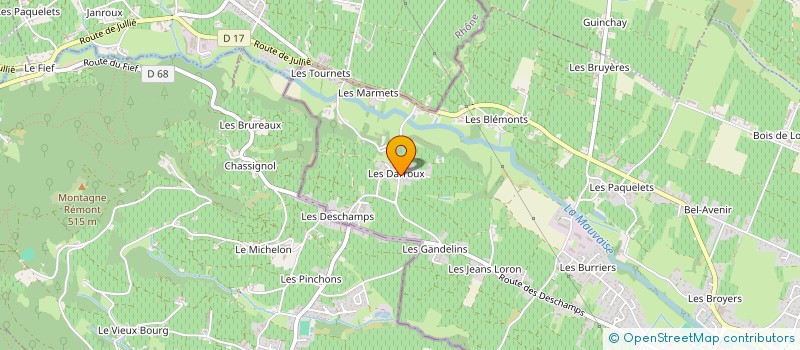 localisation de l'entreprise MULTI-PRESTA  LA CHAPELLE-DE-GUINCHAY