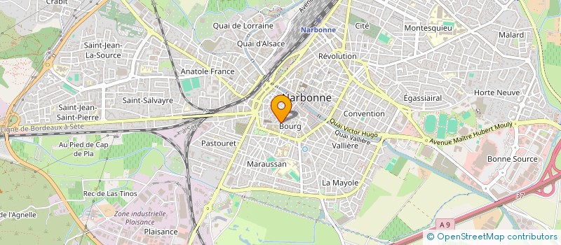 localisation de l'entreprise MULTI PRESTATION ARTISANALE CONSTRUCTION à NARBONNE