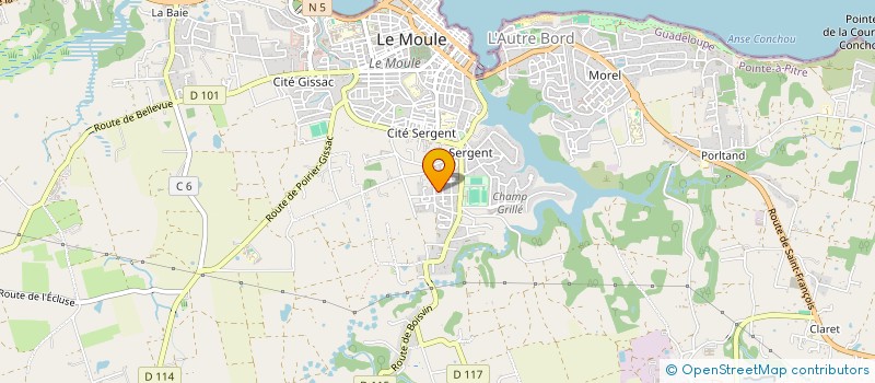 localisation de l'entreprise MULTI PRO à LE MOULE