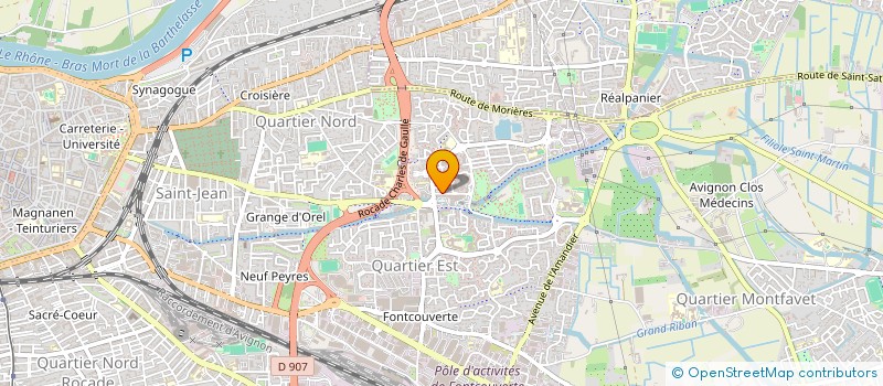 localisation de l'entreprise MULTI-PRO  AVIGNON