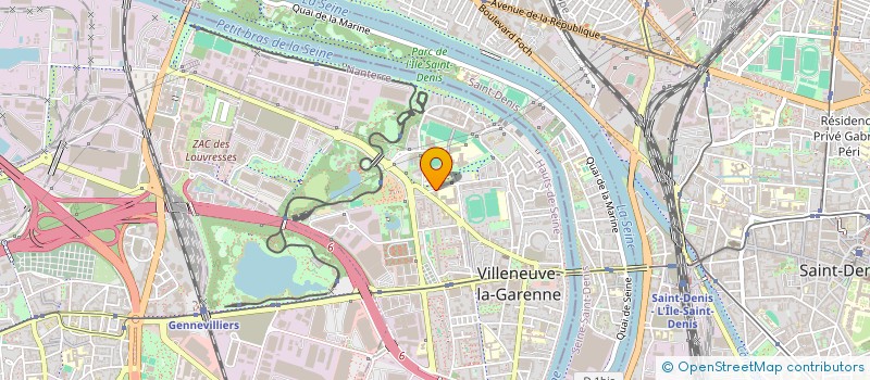 localisation de l'entreprise MULTI PRO ALU  VILLENEUVE-LA-GARENNE