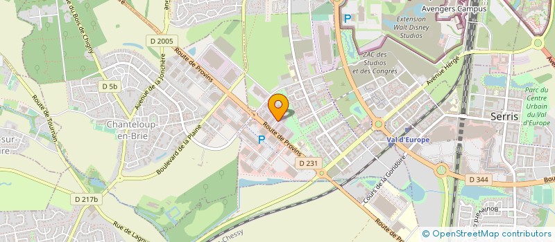 localisation de l'entreprise MULTI - PRO - SERVICES  MONTEVRAIN