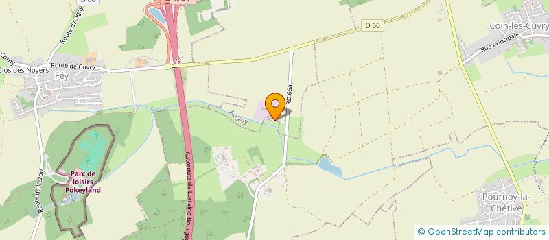 localisation de l'entreprise MULTI PROCESS  AUGNY