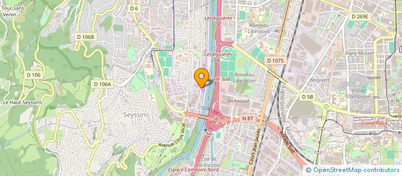 localisation de l'entreprise MULTI PRODUCTION  SEYSSINS