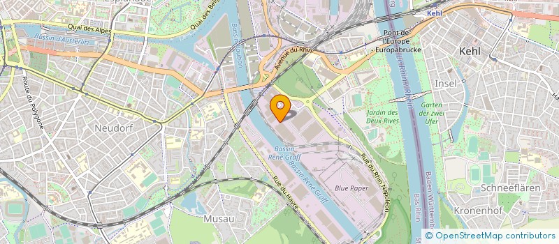 localisation de l'entreprise MULTI PRODUITS ALSACE à STRASBOURG