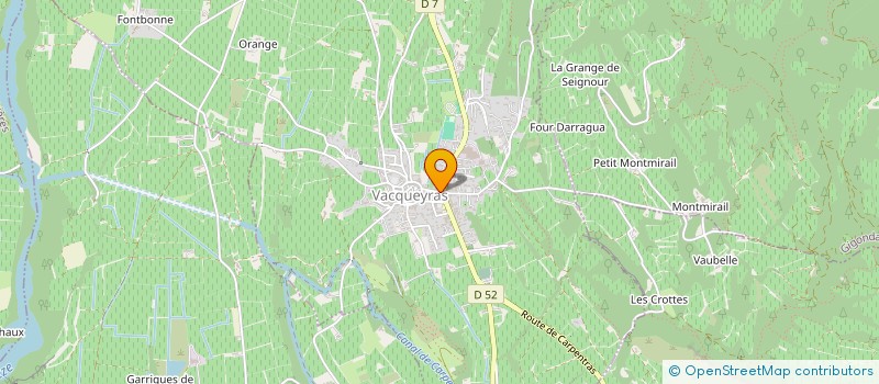 localisation de l'entreprise MULTI PROVENCE  VACQUEYRAS